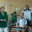 Besuch von Angela Merkel im Trainingslager, Kienbaum 2011